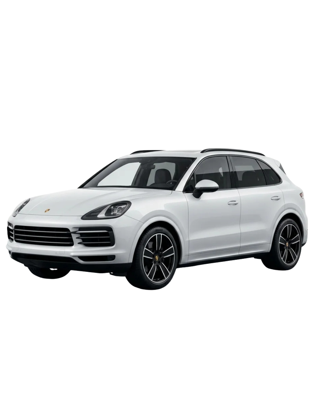 SUV premium branco rotacionando em plataforma de análise CarMargin